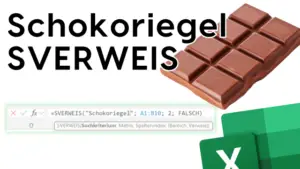 Thumbnaul Schokoriegel SVERWEIS Formel